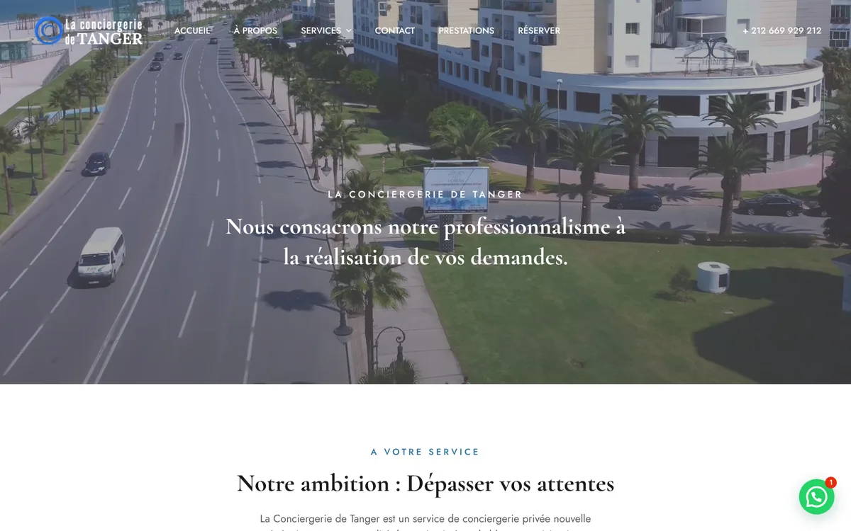 Site La Conciergerie de Tanger